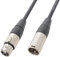 PD Connex - Cavo DMX Flessibile, 3 Poli, Connettori XLR in Metallo, Maschio-Femmina, Impedenza 120 Ohm, Lunghezza 6 m, Avvolgicavo Incluso