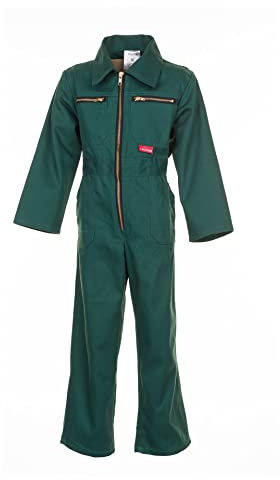 Planam Junior Kinder Rallyekombi BW mittelgrün Modell 0162 Größe 122/128