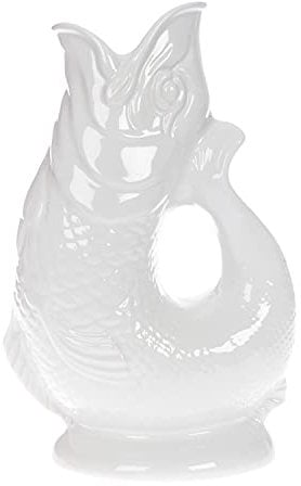 Gluggle . White Gluggle / Glug Glug Jug (Large)
