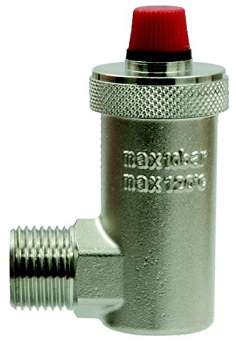 Einlass Heizkörper Entlüfter 1/2 Zoll / 15mm