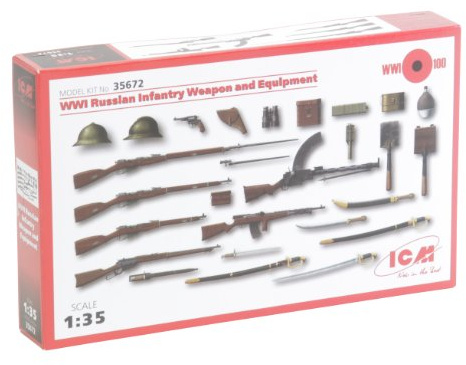 ICM 1:35 - WWI Russian Infantry Weapons & Equipment
