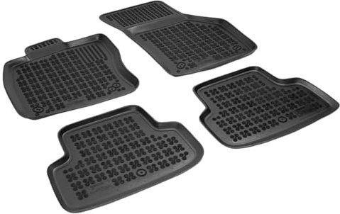 AZUGA Hohe Gummi Fußmatten passend für Audi A3 Sportback 2/2013-4/2020 (8VA)/Stufenheck 8/2013-4/2020/VW Golf 7/Golf 8 (außer Mild-Hybride) AZ10300214
