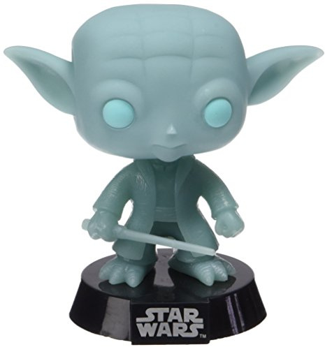 Funko 019151 Pop Star Wars Spirit Yoda Glow In The Dark 02 Vinyl Bobble-Head Figure, 10 cm