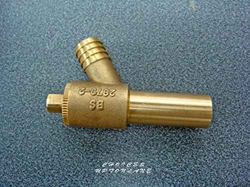Heavy Duty 15MM Drain Off Cock Valve Long (69MM) (Type A) BS 2879-2