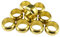 Fittingstore - 10 Stück Klemmringe für Messing-Verschraubungen Klemmringverschraubung (Rohr Ø außen: 12 mm)