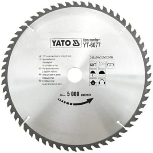 Yato YT-6077 – Carbid-Kreissägeblatt 300 x 60 x 30 mm