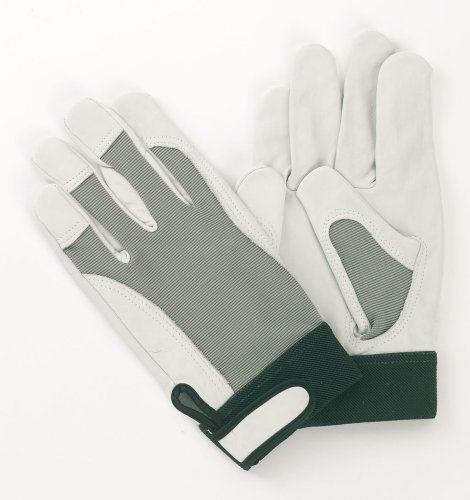 Kerbl 297152 Eco - Okuda Arbeitshandschuhe Ziegenleder Qualität, Allergikerfreundlich, Größe 8