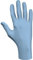 SHOWA 7500PF Biologisch Abbaubarer, 100% Nitril, Puderfrei Einmalhandschuh, 240 mm Lang, 0,10 mm Dick, Blau, XL
