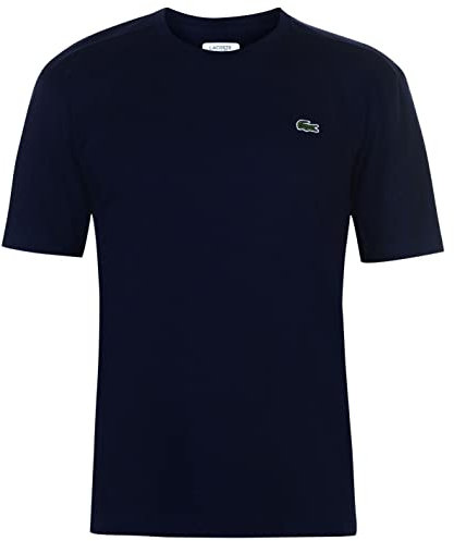 Lacoste Crew Neck T-shirt Homme, Bleu (Marine 166), M