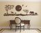 XXL Wandtattoo ~ Afrika, Savanne mit Tieren, Wüste, Elefanten ~ 600205-180x58 cm Wandaufkleber Wandtatoos Sticker Aufkleber für die Wand, Fensterbild, Tapetensticker, Türaufkleber, Tattoo aus Markenfolie in 32 Farbe