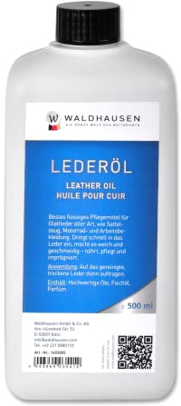 WALDHAUSEN Lederöl hell, flüssig, 500 ml