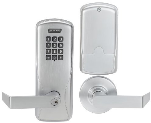 Schlage CO Series Cerradura electrónica, Keypad, Satén cromado, 1