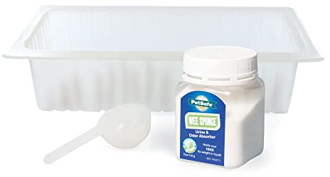 Pet Loo Pee-Pod with Sponge - 7-Pack - Indoor Toilet Tray for Pets - Urine Disposal