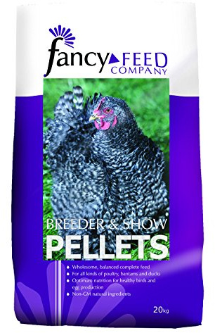 Fancy Feed Company Breeder and Show Pellets Complete Poultry Feed, 20 kg