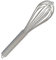 D DrNeeko Stainless Steel Wire Balloon Whisk- 8 Sturdy Wires, 10-inch Food Mixer Beater Heavy Duty Hanging Hook