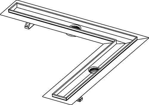 Tece shower channels Tecedrainline angular shower channel Classic 610900