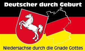 Niedersachsen Gnade Gottes Fahne Flagge Grösse 1,50x0,90m