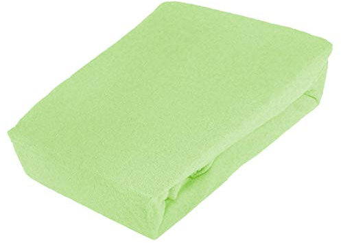 Primera Plüsch Spannbettlaken Biber Zitrone 200x200 cm