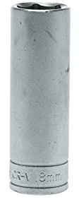 Teng – Tools 18 mm Deep 6Pt Socket 1/2 Tubes of Actuation & Accessories – M1206186-C