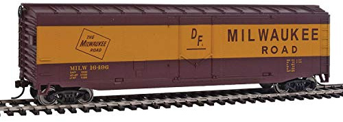 HO Scale Walthers Milwaukee Road Boxcar for Model Railroad Train Layouts