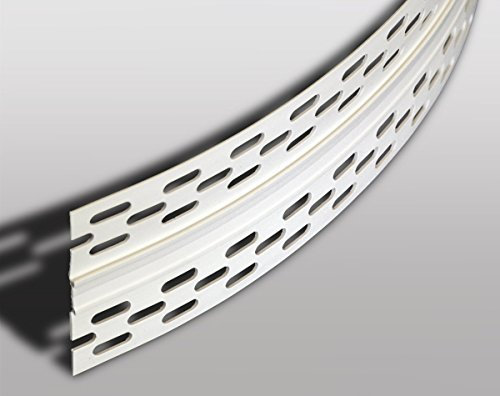 Trockenbauprofile Bewegungsfugenprofil für den Trockenbau, 25 Meter, PVC weiß Weiß 2500