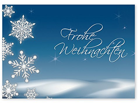 Weihnachtspostkarten A6 (50 Stück) - Weihnachts-Postkartefrohe Weihnachten