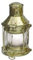linoows Ankerlaterne, Elektro Lampe Nautik Lampe Schiffslaterne Messing poliert