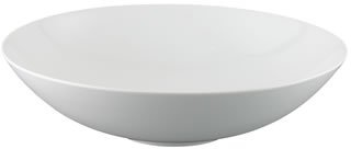 Rosenthal TAC Gropius Weiß Schüssel 35 cm, Porzellan, Klassisch, Rund, 4.00 Liter, Dining Collections, TAC, Weiß