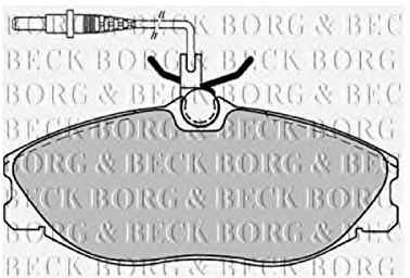 Borg & Beck BBP1443 Brake Pads To Fit Peugeot 406 96-04