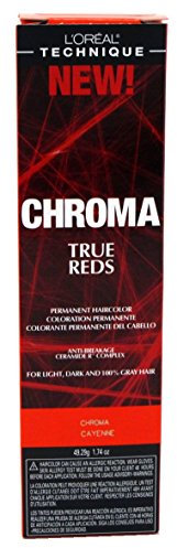 Loreal Chroma True rojo color de pelo – Cayenne 1.74oz