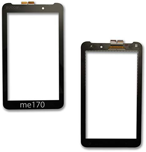 Bucom Display Glas für Asus Fonepad 7 ME170 ME170C FE170CG Touch Screen Front Scheibe Digitizer K012 selbstklebend