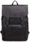 DokinReich Groß Rucksack Damen Herren Vintage Rucksack Damen Herren Wanderrucksack Schultasche Herren mit 15 Zoll Laptopfach-Schwarz