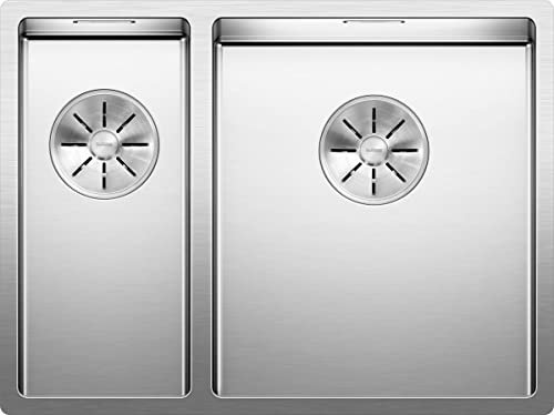 Blanco 521608 Fregadero de cocina de acero inoxidable, 340mm/180mm Becken rechts