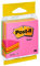 Post-it Sticky Notes Cube Neon Rainbow Collection, Pack of 1 Pad, of 325 Sheets, 76 mm x 76 mm, Pink, Yellow, Orange, Green Colors - Self-Stick Notes for Note Taking, to Do Lists & Reminders