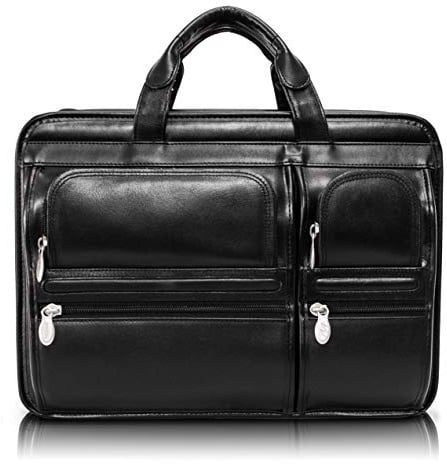 McKlein Hubbard 17 Briefcase Black – Laptop Bags (Briefcase, 17 inches, 1.81 kg, Black)