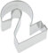 Staedter Haus Cookie Cutter edelstahl 6,5 cm, silber, Nummer 2