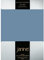 Janine Spannbettlaken Elastic - extra weiches und elastisches Spannbetttuch - für Matratzen 180x200cm bis 200x220cm denimblau
