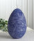 CandleCorner Eikerzen Rustik-Eikerze, durchgefärbt, groß, ca. 13 x 8,5 cm, blau