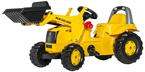 Rolly Toys - 02 505 3 - Tracteur à pédales - RollyKid - NH Construction Lader - Pelle avant