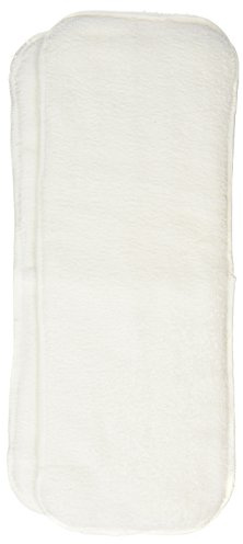 Luvable Friends 2 Count Absorbent Inserts for All-In-One Reusable Diaper, White