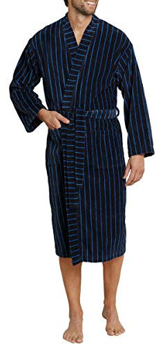 Schiesser Herren Bademantel Bademantel, Dunkelblau 803, 52