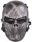 Ecloud Shop Easy Provider Vollgesichtsschutzmaske mit Totenkopfmotiv, für Airsoft, Paintball, Jagd, Netzstoff