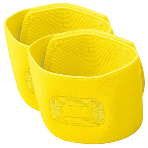 Stanno Stutzenhalter | Regulierbare Schienbeinschonerhalter für Damen und Herren (gelb)