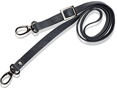 Josephine Osthoff Handtaschen-Manufaktur 2 cm Leder Schulterriemen beidseitig echtes Leder, Farbe:Marine/Anthrazit