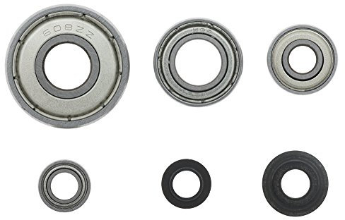 Bosch Profesional 2608629391 - Set rodamientos fresas: 8x22, Color Gris