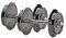 Roco H0 Wechselstrom-Radsatz, 2er Set