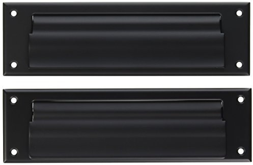 Baldwin 0017190 Letter Box Plate, Black