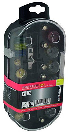 H1 Profi-Ersatzlampen-Kasten longlife. 30-teiliges Set von Kfz-Lampen und Sicherungen.