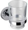 Croydex Flexi-Fix Easy to Fit Pendle Tumbler and Holder, Chrome, 10.5 x 6.7 x 9.5 cm