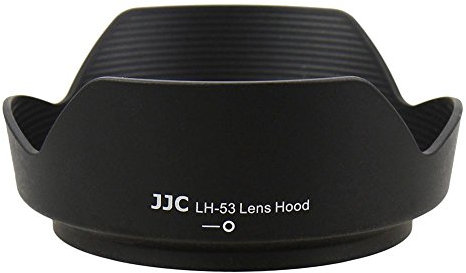 JJC LH-53 Blütenblatt Gegenlichtblende für Nikon AF-S Nikkor 24-120mm F/4 G ED VR Objektiv schwarz